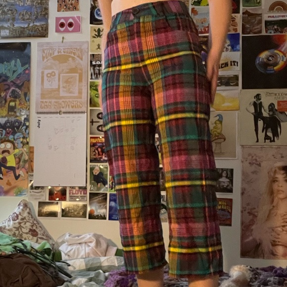 Zara Plaid Pants - Picture 3 of 3